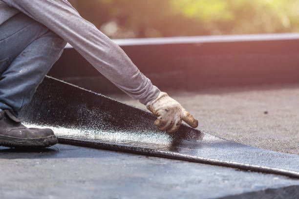 Professional Vapor Barrier Installation technician working in Penn Yan, NY